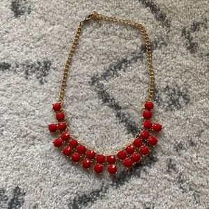 Red Statement Necklace